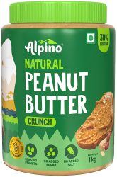 ALPINO Natural Peanut Butter Crunch 1 KG Price in India
