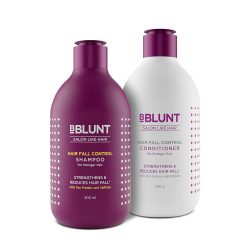 BBlunt Hair Fall Control Shampoo & Conditioner with Pea Protein 300 ml + 250ml Price
