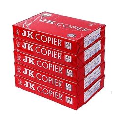 JK Copier A4 Size Paper 75 GSM 2500 Sheets 5 Reams for Xerox and Printout