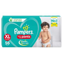 Pampers New Diapers Pants XL 56Pants