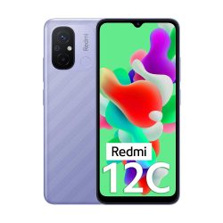 Renewed Redmi 12C 6GB RAM + 128GB Storage Lavender Purple Mobile Phone