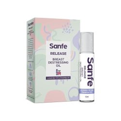 Sanfe Breast Destressing Oil for Women 10 ml Lavender Oil and Rosehip Oil