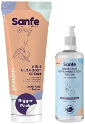 Sanfe Full Body Lightening Combo For Dark Neck, Joints, Skin folds & Underarms