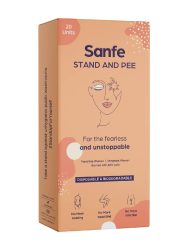 Sanfe Personal Hygiene Disposable And Portable Sanitation Device Urination Funnel For Women And Girls – Pack Of 20