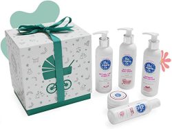 The Moms Co. Combo of Natural Baby Shampoo, Wash, Lotion, Massage Oil and Diaper Rash Cream Complete Care