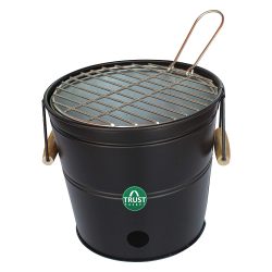 Trust Basket Round Portable Charcoal Barbeque Bucket Set