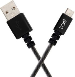 boAt Micro USB 500 Black 1.5m Micro USB Cable Price