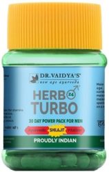 Dr. Vaidya’s Herbo 24 Turbo Capsules Power Pack for Men