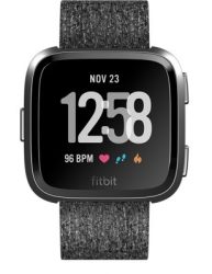 Fitbit Versa Smartwatch Charcoal Strap, Regular Price In India