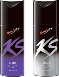 Buy KamaSutra Rush and Dare Deodorant Spray For Men 300ml Pack of 2