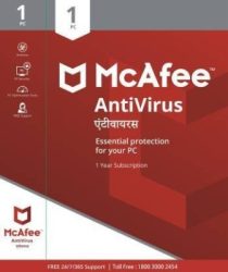 McAfee Antivirus 1 PC 1 Year Email Delivery Standard Edition Price