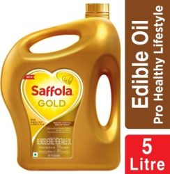 Buy Saffola Gold Pro Healthy Lifestyle Blended Oil Can 5L Online